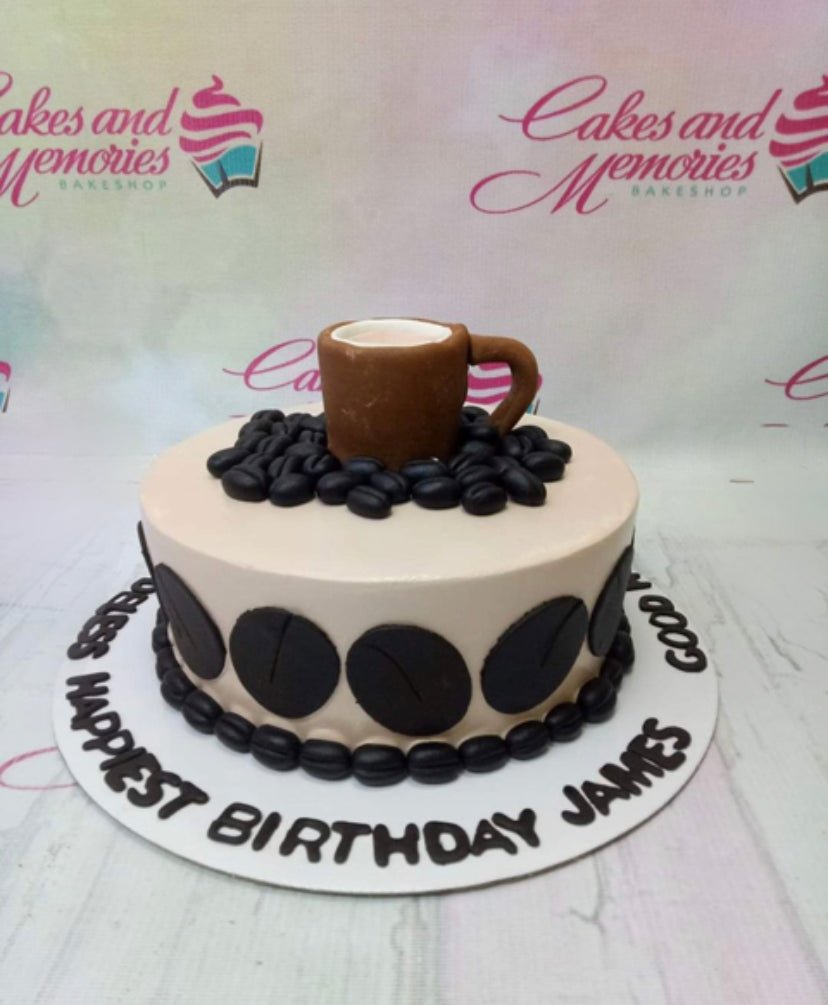 Send Coffee cup designer cake for coffee lover online by GiftJaipur in  Rajasthan