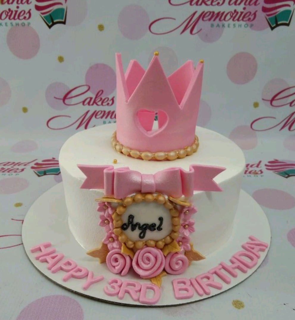 Princess Crown Acrylic Cake Topper — Sugar Drop