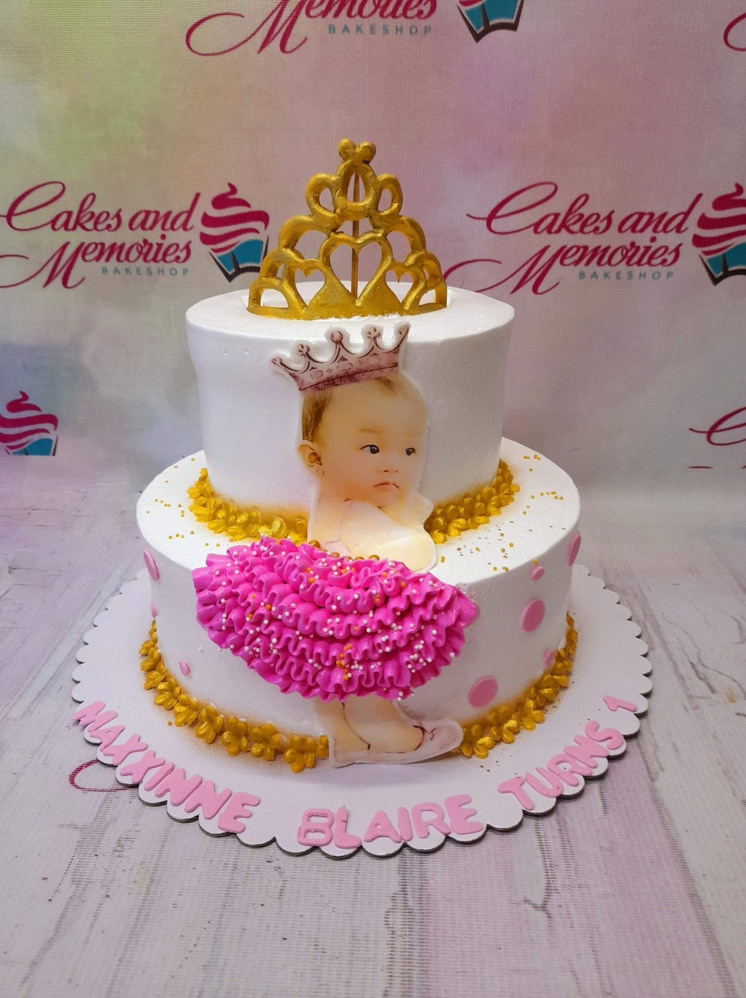 Pink Princess Tiara Cake – bespoke + custom cakes + cupcakes for special  occasions