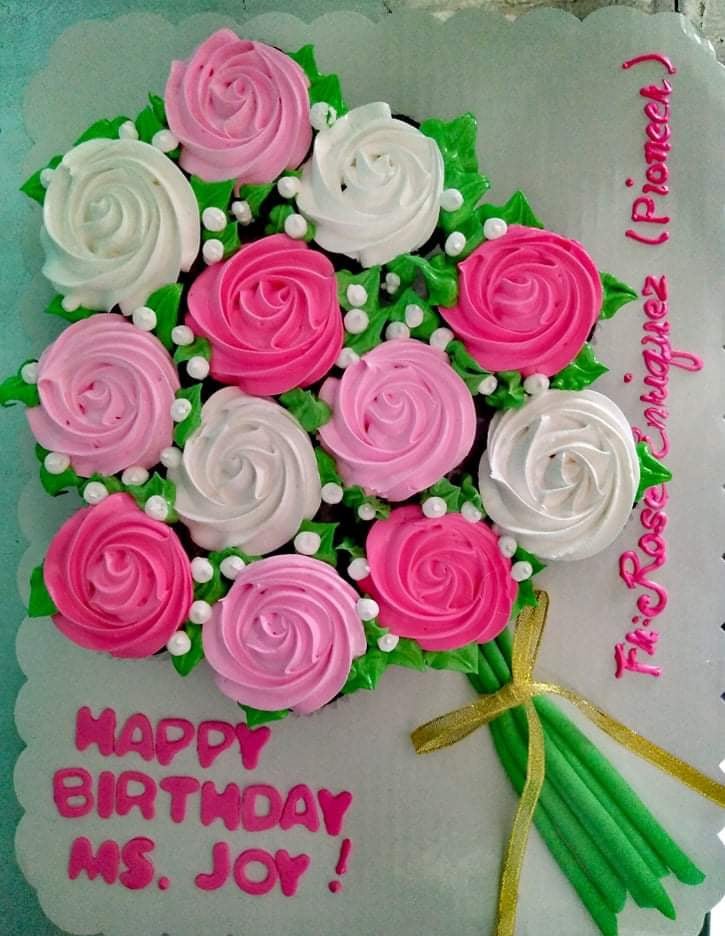 Buttercream Drip Cake With Hand Piped Flower - Little Buttercup Cakery