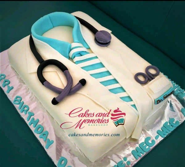 Birthday Cake For Doctor With Name