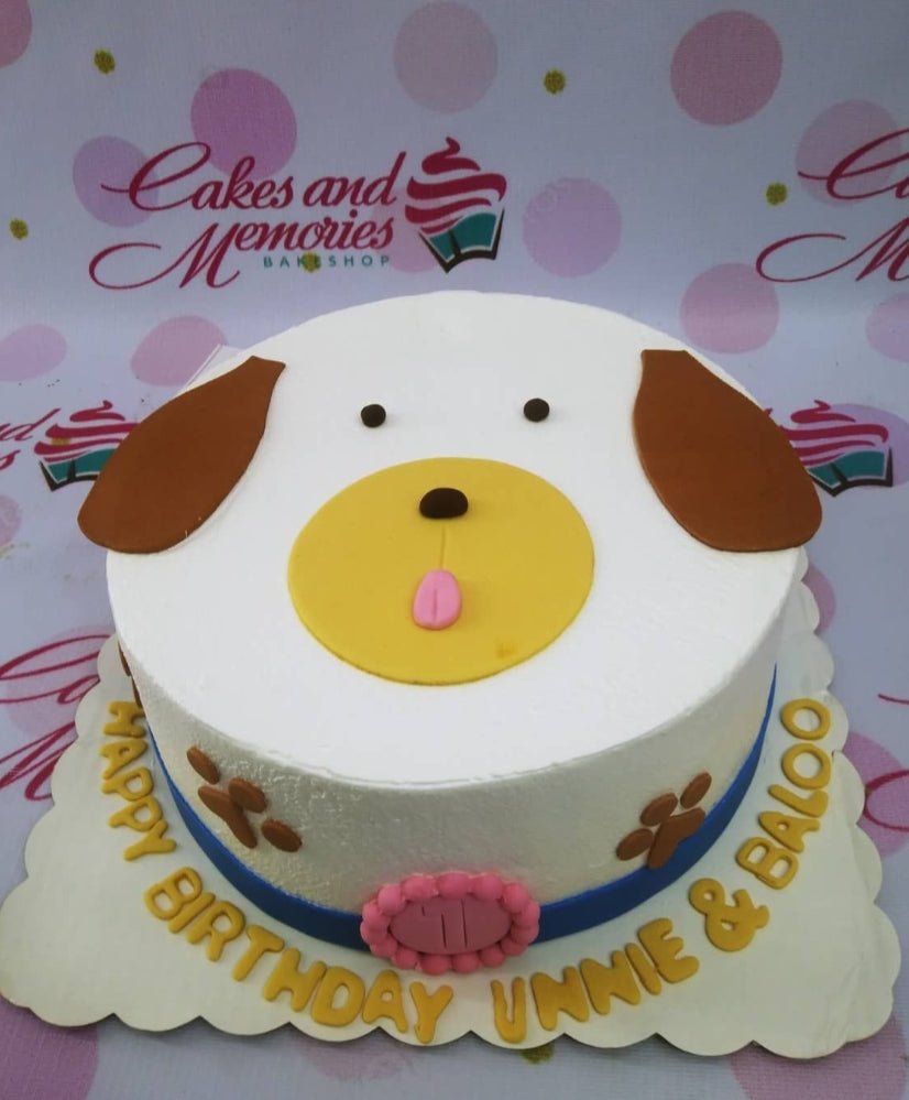 Dog Cake - 1105 – Cakes and Memories Bakeshop