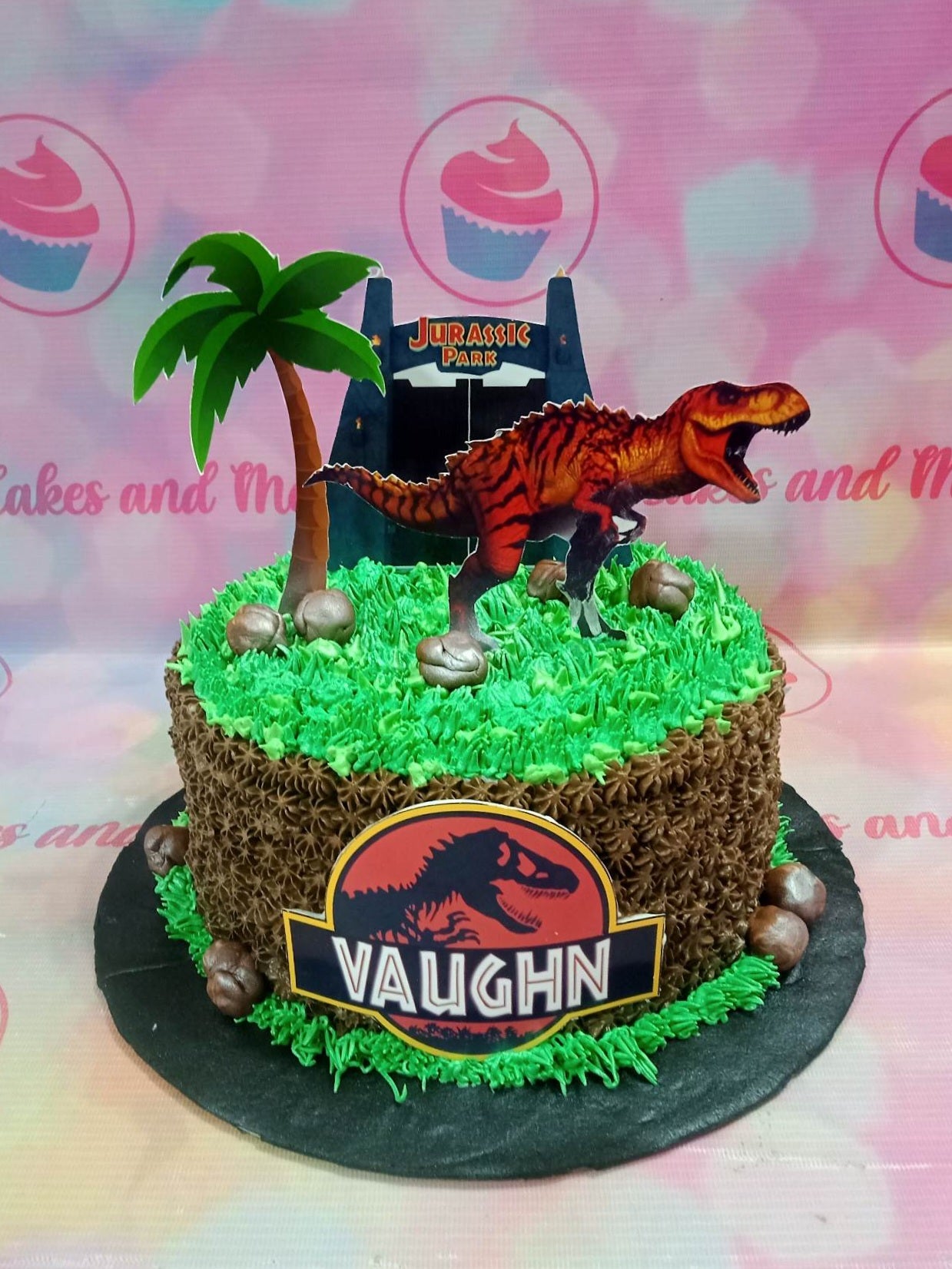 Personalised T Rex Dinosaur Party Cake Icing - Dinosaur Birthday Cake With Your Name On It - Personalised Dinosaur Cake Icing For Sale Online Personalised T Rex Dinosaur Party Cake Icing - Dinosaur Birthday Cake With Your Name On It - Personalised Dinosaur Cake Icing For Sale Online