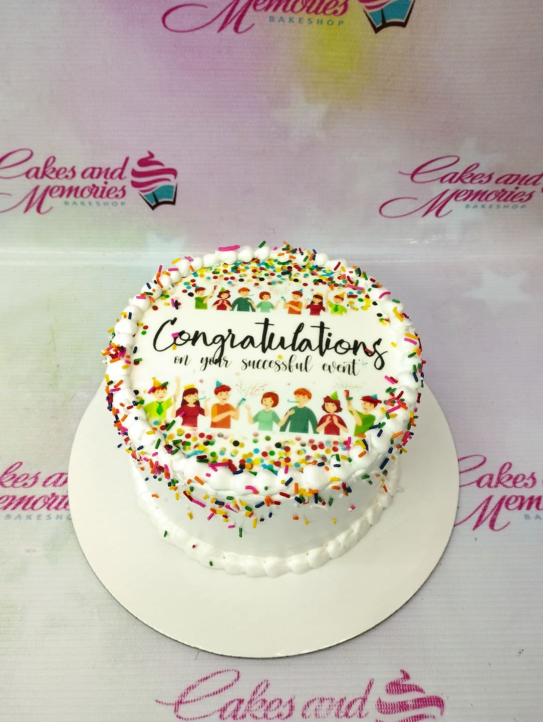 Congratulations Cake 1 - Aggie's Bakery & Cake Shop