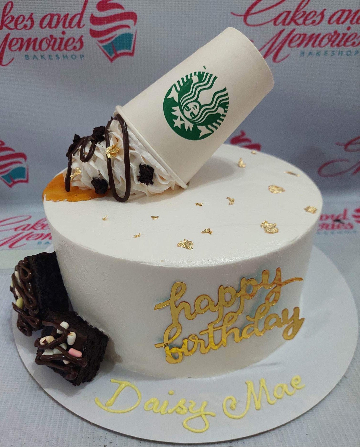 Starbucks Frappuccino cake ❤️ #instacakes #bakersofinstagram #bakes_by_q  #chocolatecake #fudgecake #coffeecake #buttercream #wiltoncakes… | Instagram