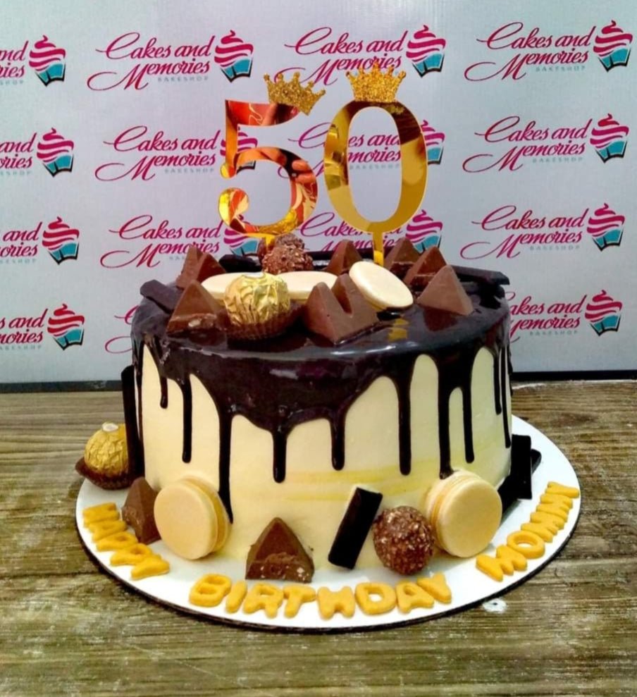 47 Cute Birthday Cakes For All Ages : 50th birthday cake