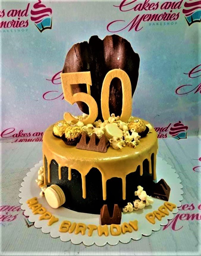 Buy 50&Fabulous GOLD Birthday Cake Topper | 50th Party Decoration Ideas |  Premium Sparkly Crystal Diamond Gems | Quality Metal Alloy (50&Fab Gold)  Online at Low Prices in India - Amazon.in