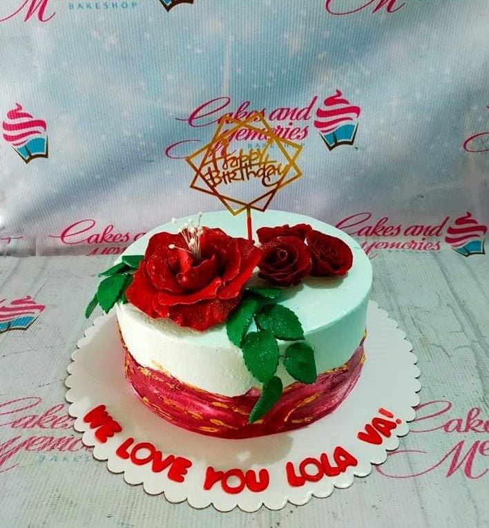 Red roses Cake Decorating Photos