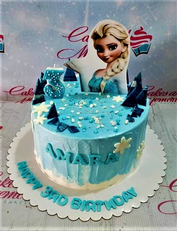 FROZEN CAKE TOPPER with personalized name and age of the celebrant | Lazada  PH
