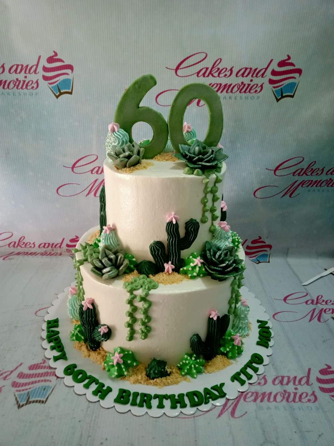 Garden Themed Baby Shower Cake - CakeCentral.com