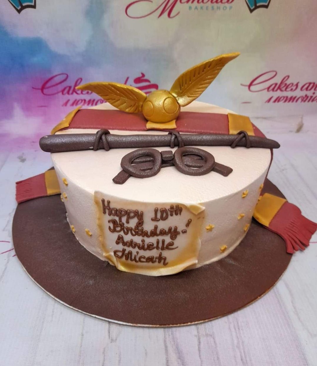 Harry Potter Cake - 1104 – Cakes and Memories Bakeshop