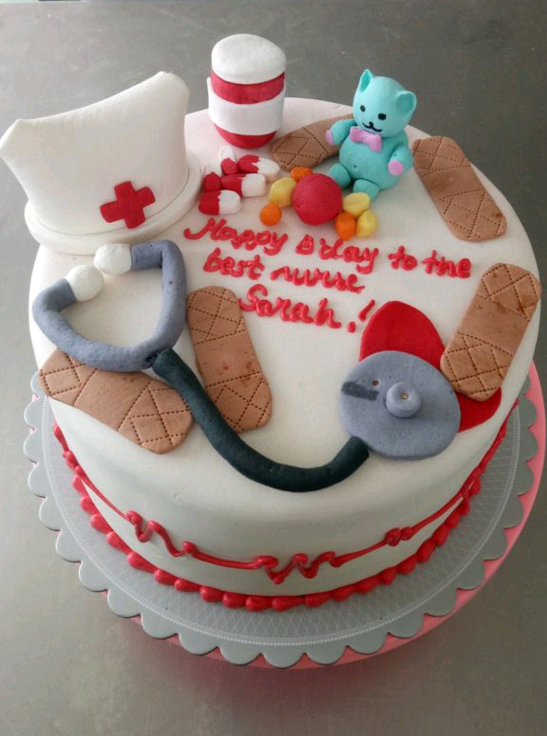 7pcs Happy nurses day cake topper cake deco | Shopee Singapore