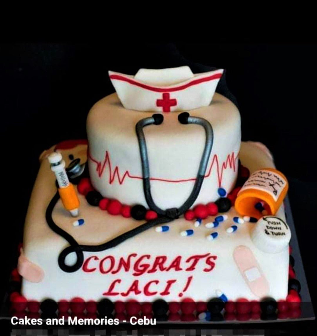 Nursing school graduation - Sweets By Selina | Dallas Custom Cakes | Custom  Cookies | Online Heart Cakes
