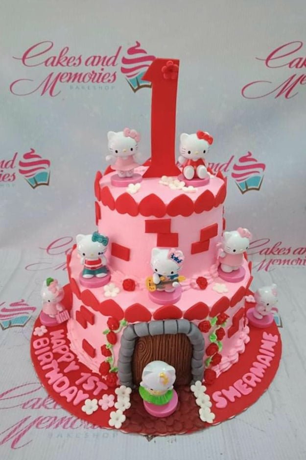 Sweet Pink Hello Kitty Cake  Sherbakes