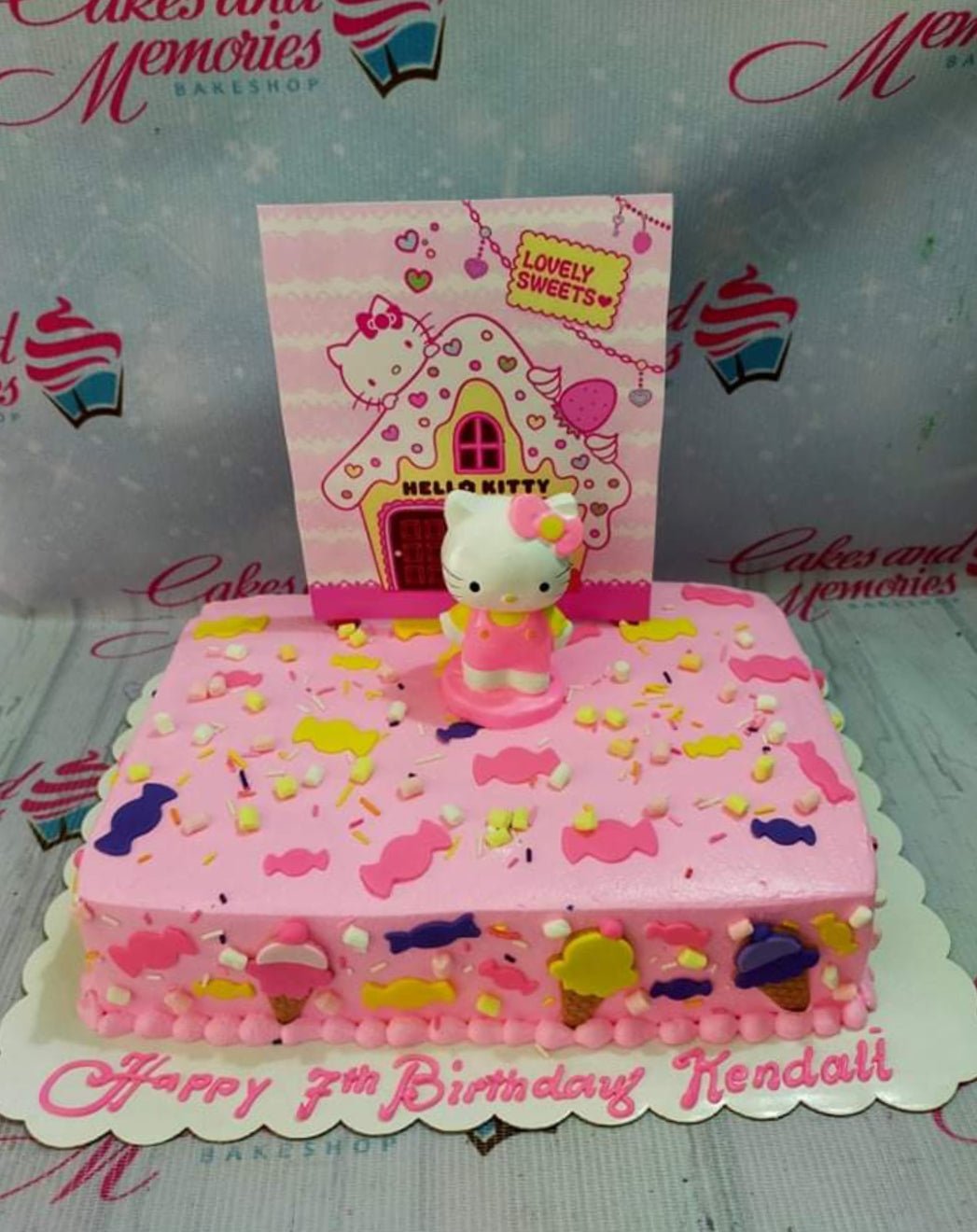 Hello Kitty theme Birthday cake... - Manshi Cakes by Manushi | Facebook