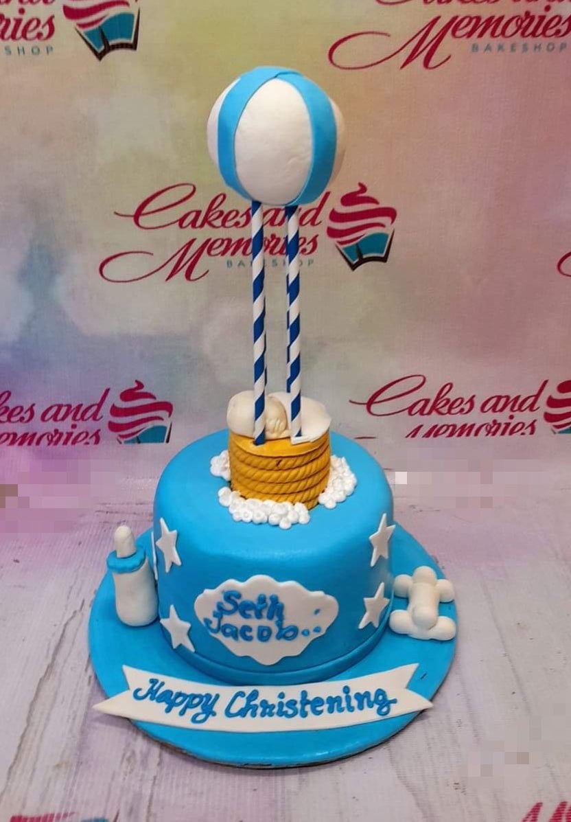 Hot Air Balloon Cake - Up Up and Away! - Jessica Harris Cake Design