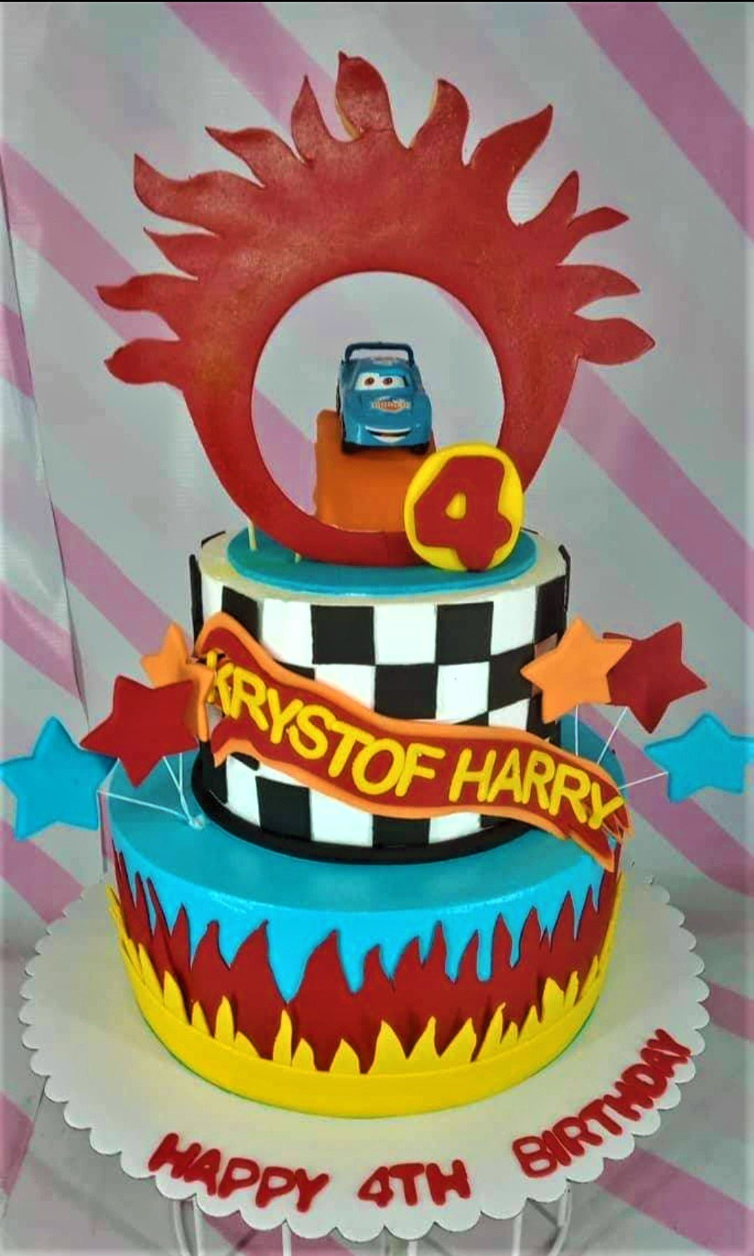 SpongeBob Digital Cake Topper PNG, 4th Birthday Cake Template | Vectorency