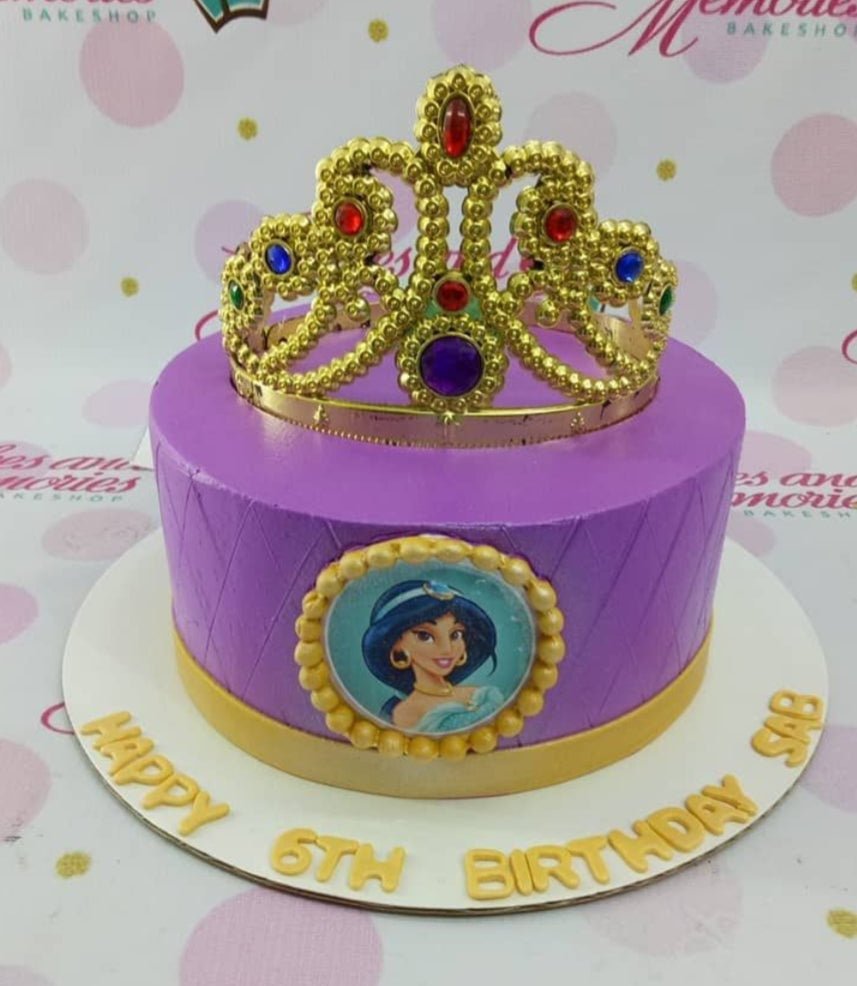 PRINCESS JASMINE BIRTHDAY PERSONALISED EDIBLE ICING CAKE TOPPER &  CUPCAKE TOPPER | eBay