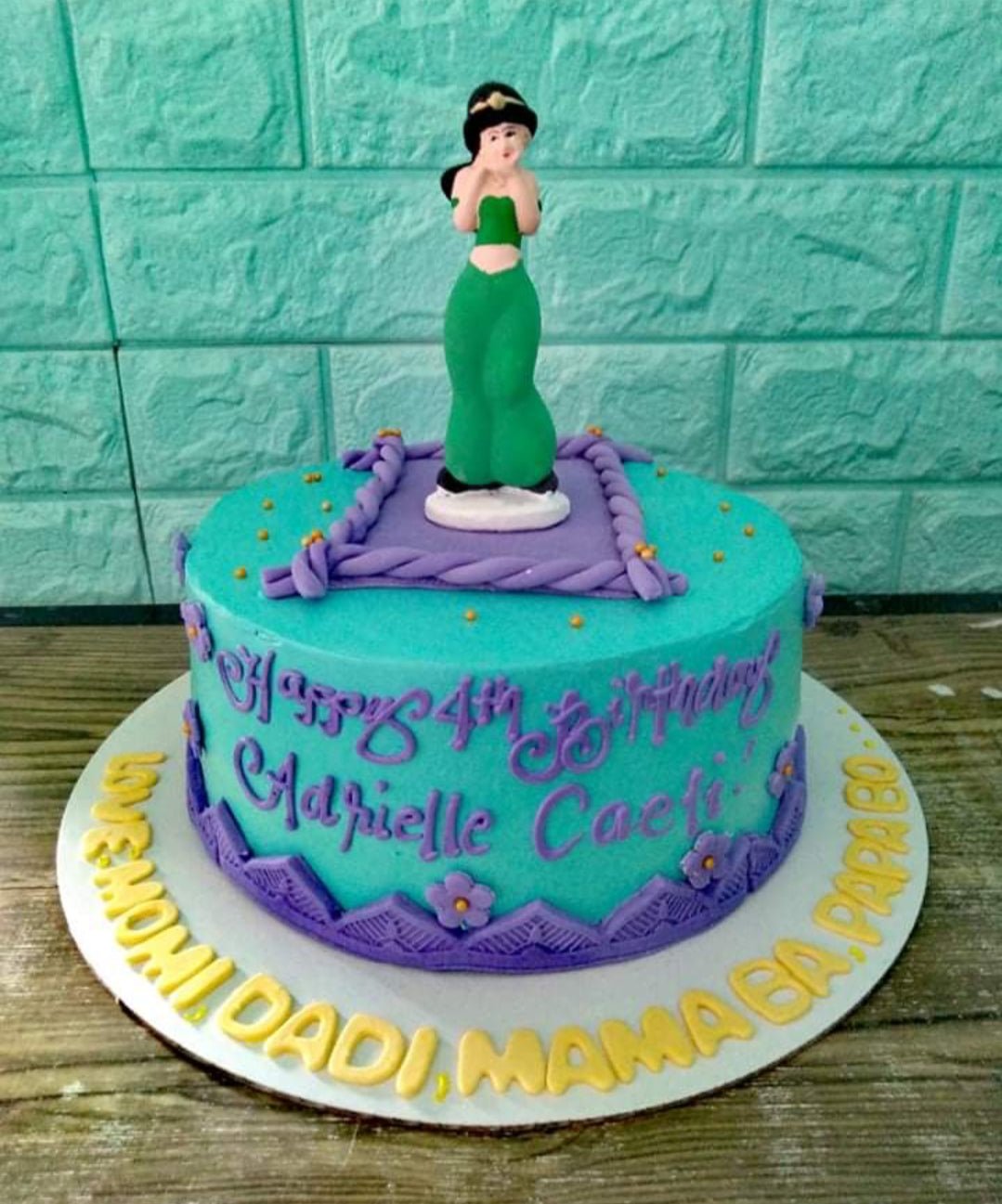 Printable Personalized Aladdin Cake Topper Princess Cake - Etsy