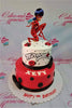 2 layers, 2 tier, 2 tiers, 2layer, 2tier, Birthday Cakes, Customized Cakes, double layer, Kids TV, Ladybug, Miraculous Lady Bug, Non Rush, NonRush, NORMALdelivery, Printout Topper, Sheet5