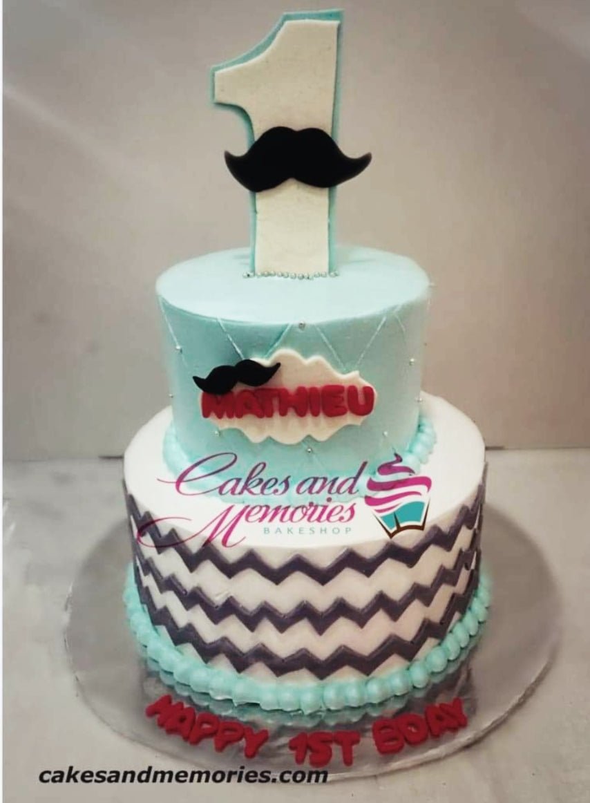 Moustache and Eye Brows cake – Creme Castle