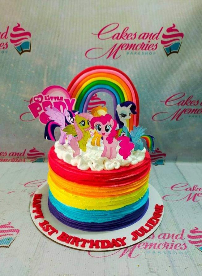 My little pony birthday cake, Food & Drinks, Homemade Bakes on Carousell