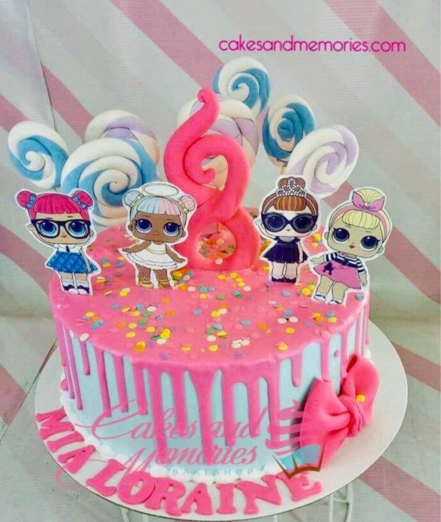 LOL Surprise dolls Cake Singapore/Girls Childcare Birthday Celebration -  River Ash Bakery