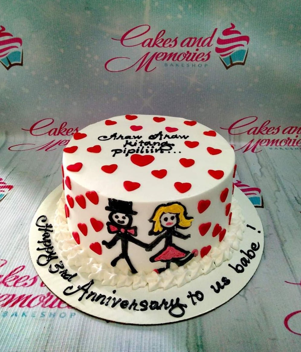 Happy Cakes - Customized one month anniversary cupcakes 💝😆 | Facebook