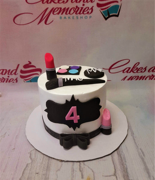 Mac Makeup Cake - Decorated Cake by MsTreatz - CakesDecor