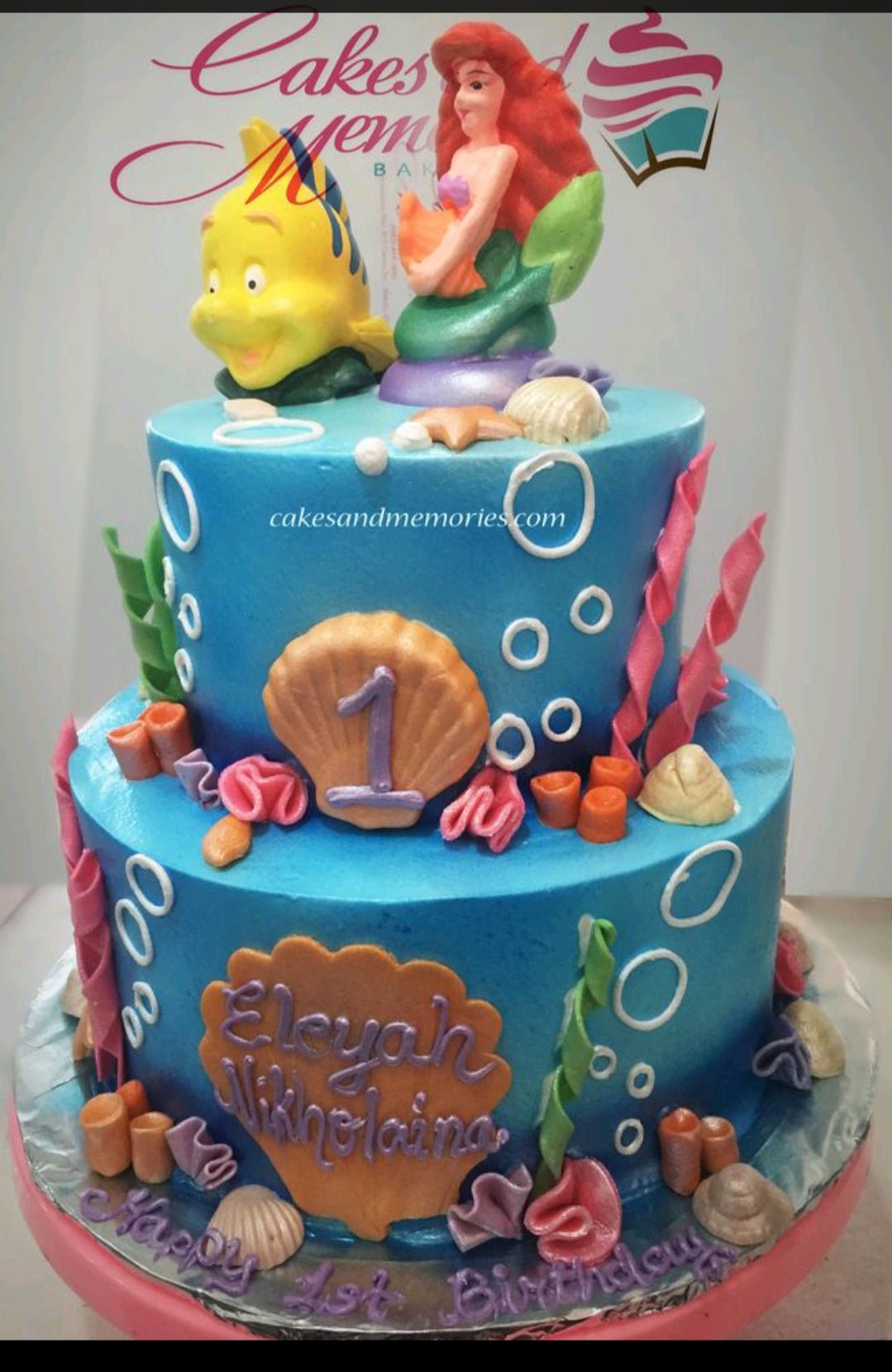 The Little Mermaid - Ariel Cake – Honeypeachsg Bakery