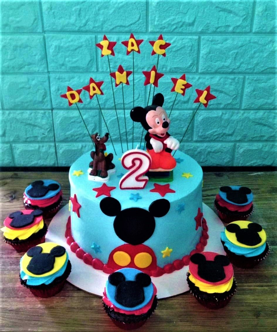 95+ Best Mickey Mouse Birthday Cake and Cupcake Designs (2023) - Birthday  Cakes 2023