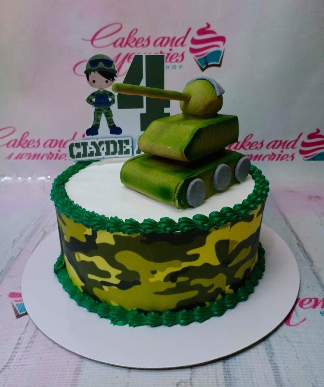 Military Cake - 1102 – Cakes and Memories Bakeshop