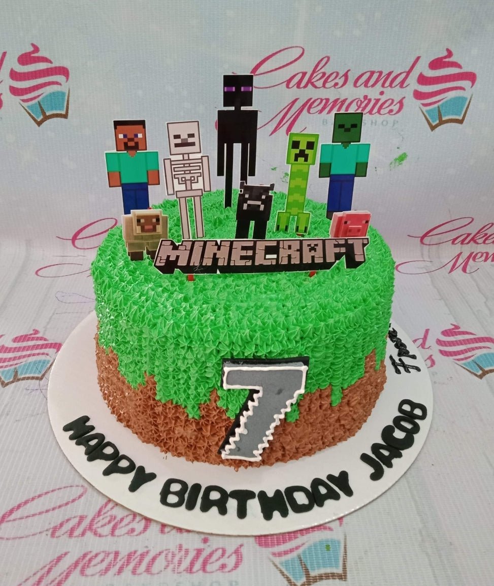 The Minecraft Cake Recipe | How To Bake Minecraft Cake