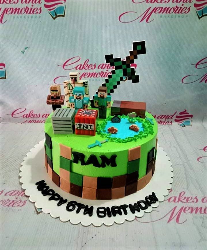 17 Of The Coolest Minecraft Birthday Cakes Ever Created 🎮 Happy