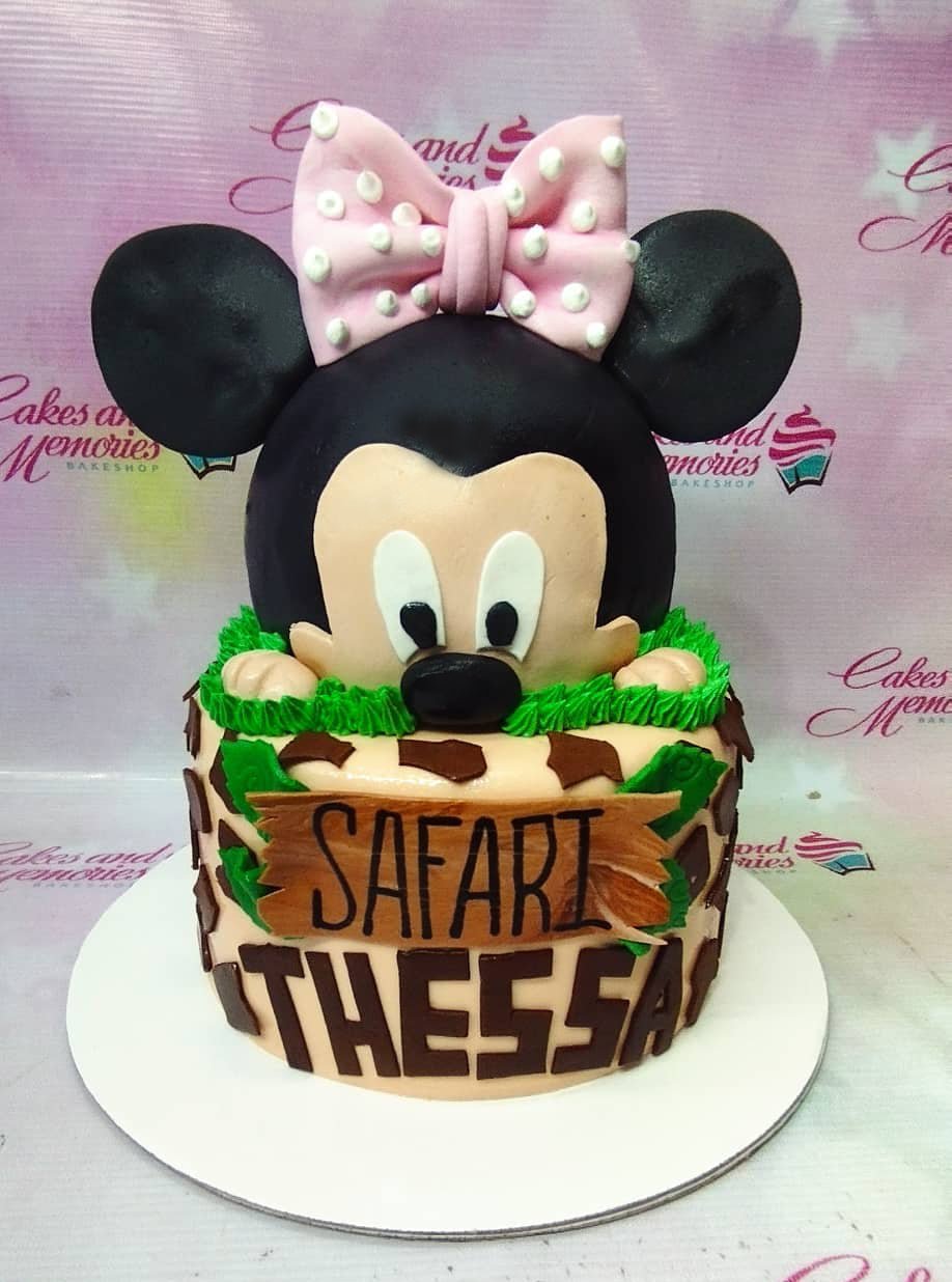 Minnie Mouse Ears Cake | Birthday Cake In Dubai | Cake Delivery – Mister  Baker