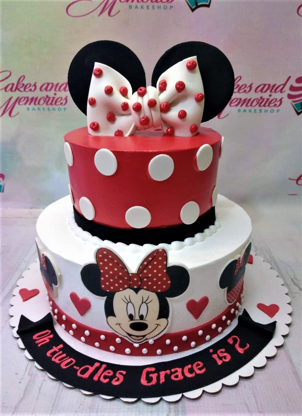 Minnie Mouse Pink Cake - Birthday Cake Delivery to Dubai - Shop Online –  The Perfect Gift® Dubai