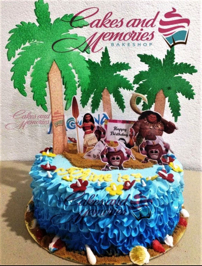 Moana Themed Birthday Cake — Sugarbear Bakes