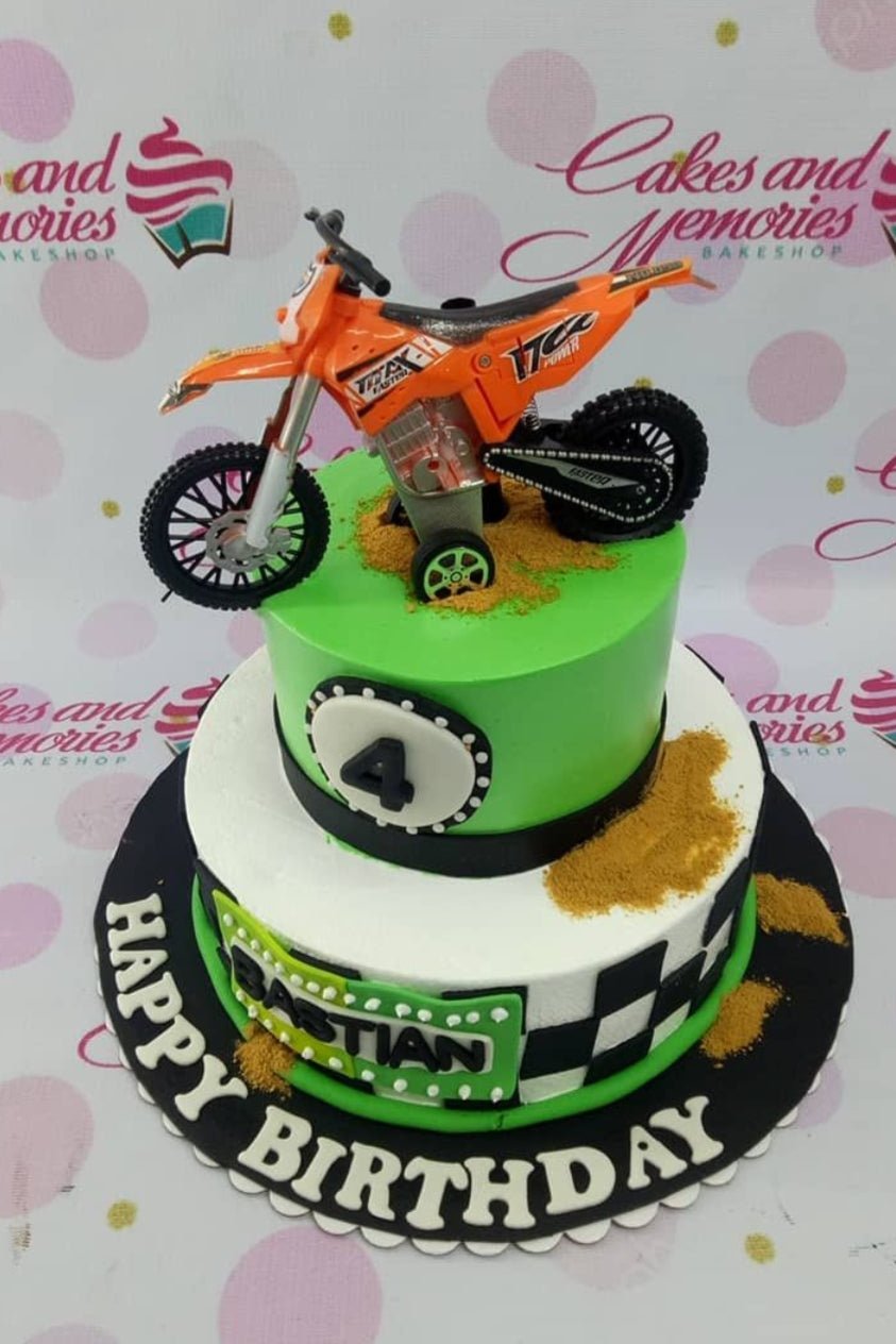 Motorcycle Cake - 2102 – Cakes and Memories Bakeshop
