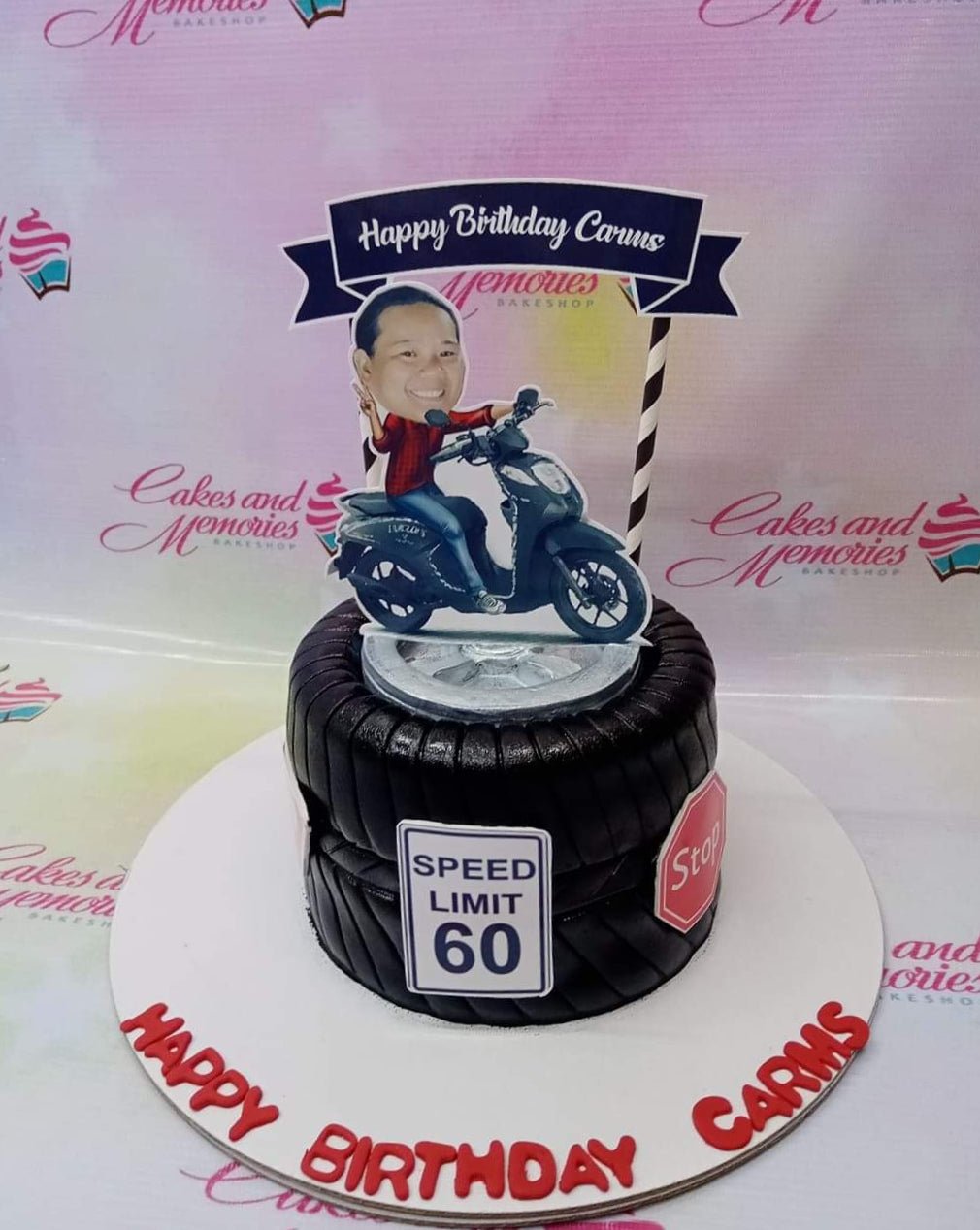 3D Bike themed cake 🎂 @cakevalley.pk BOSS cake Call 📞 or whatsapp 0341  4647528 🌟 #cakevalley #cakevalleylahore #cakedecorating… | Instagram