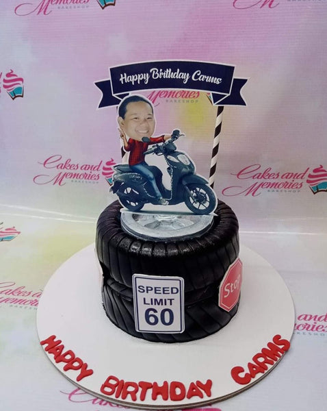 Motorcycle Cake - 1110 – Cakes and Memories Bakeshop