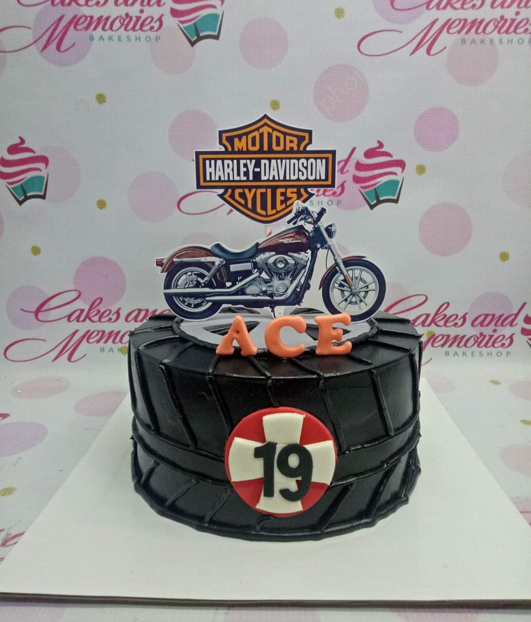 MOTOR BIKE BIRTHDAY PERSONALISED EDIBLE CAKE TOPPER & CUPCAKE TOPPERS  IV105 | eBay