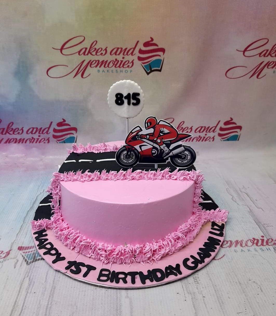 Buy Gwolf Motorcycle Cake Topper Personalised Cake Placard Decoration  Baking Cake Locomotive Style Placard Party Dessert Decoration, 2pcs Online  at desertcartINDIA