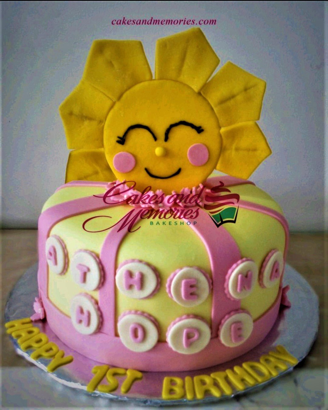 1 layer, 1 tier, 1layer, 1tier, Birthday Cakes, Customized Cakes, Fondant, Non Rush, NonRush,  Sheet5, Sun