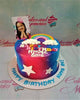 1 layer, 1 tier, 1layer, 1tier, Birthday Cakes, Customized Cakes, Non Rush, NonRush,  Printout Topper, Rainbow, Sheet5, Stars