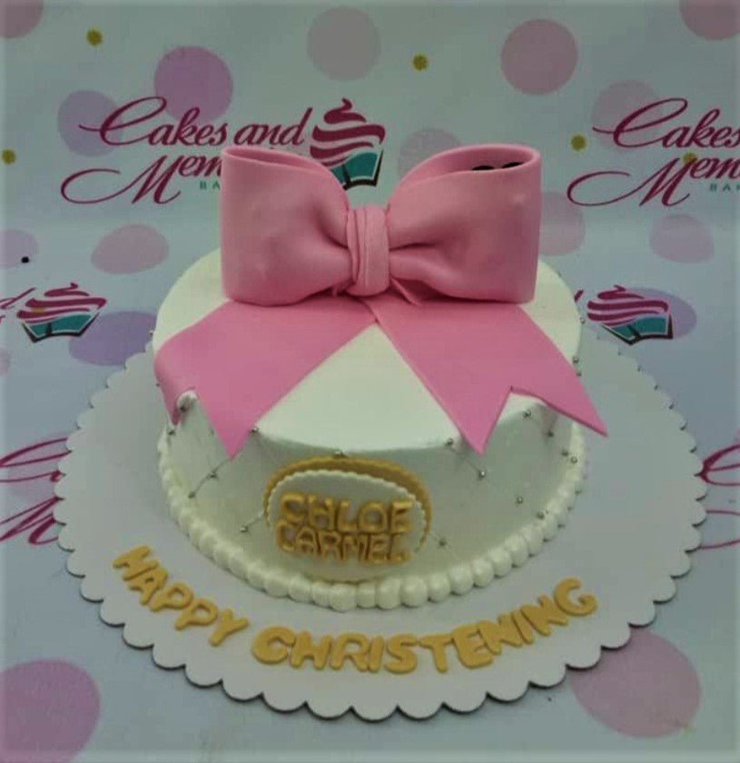 Fondant Ribbon Cake – LunaTerra Cake & Flower