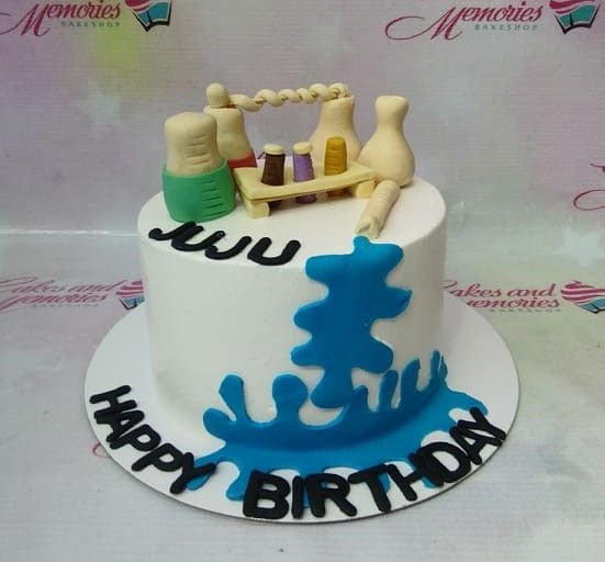 Science Cake - 1101 – Cakes and Memories Bakeshop