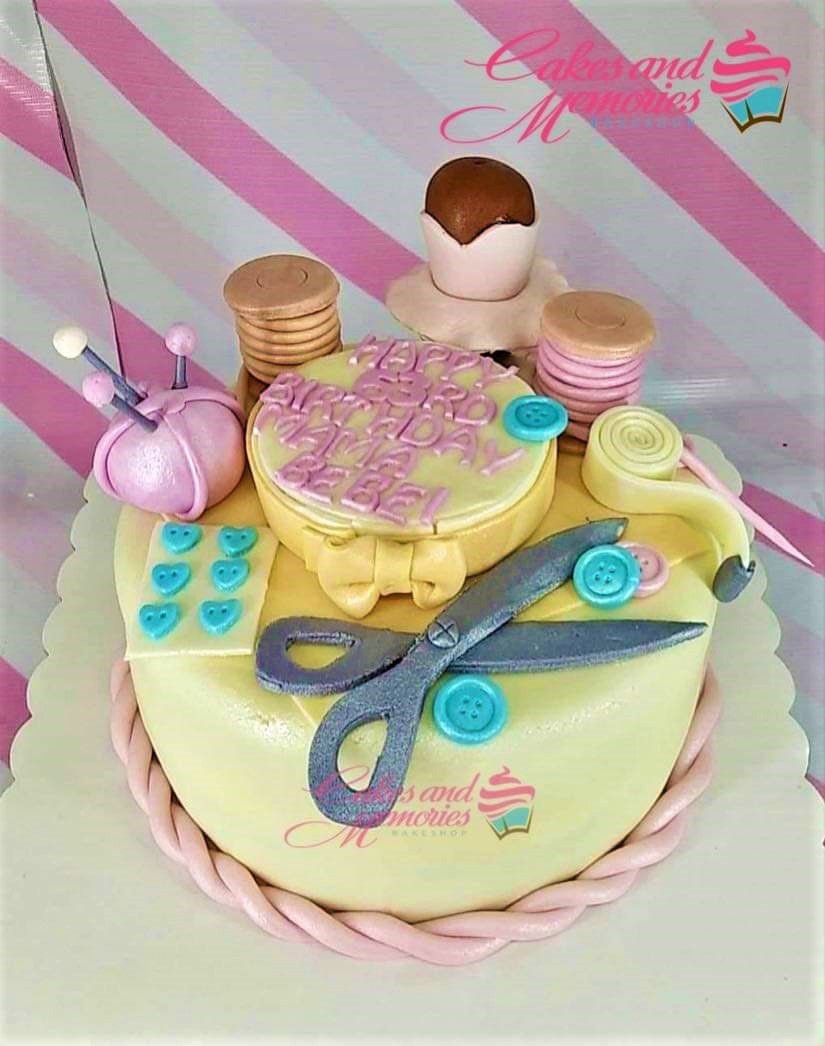 1 layer, 1 tier, 1layer, 1tier, Birthday Cakes, Customized Cakes, Fondant, Non Rush, NonRush,  Sewing, sheet2