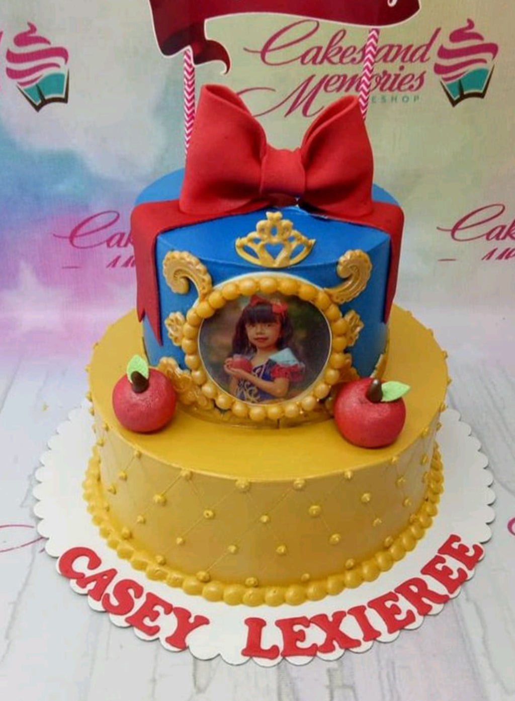 Snow white Princess Cake, A Customize Princess cake