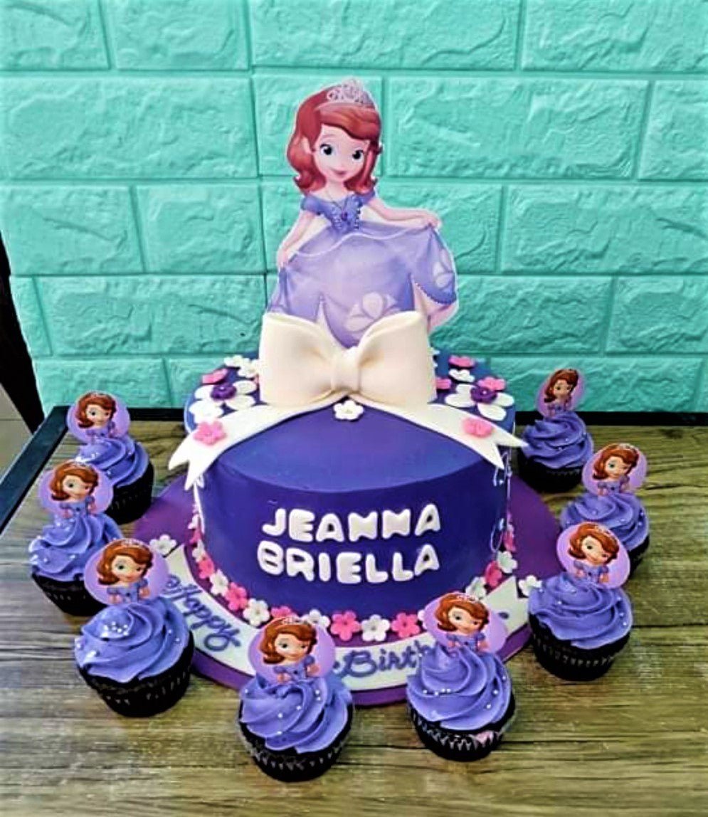Sofia the first Cake Design | Basic Piping | Perfect for beginners | Boiled  Icing - YouTube