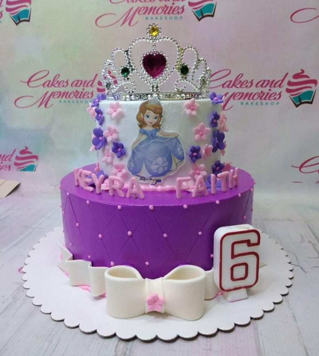 Purchase Online The Princess Sofia Birthday Cake | Order Now | Doorstep  Delivery | Order Now | The French Cake Company